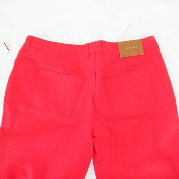 NWT Escada red soft denim jeans Retail $490 - Picture 3 of 5